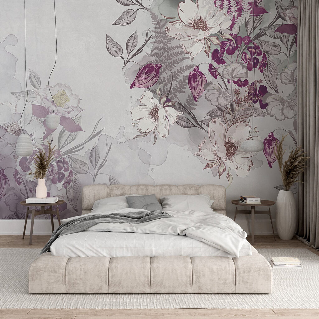 Delicate petals in pastel hues