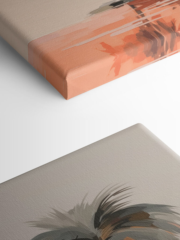 Palm trees on a beach