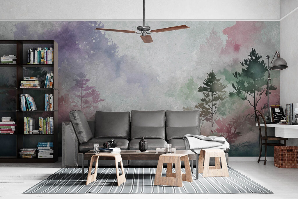 Painting of trees and plants Painting of trees and plants