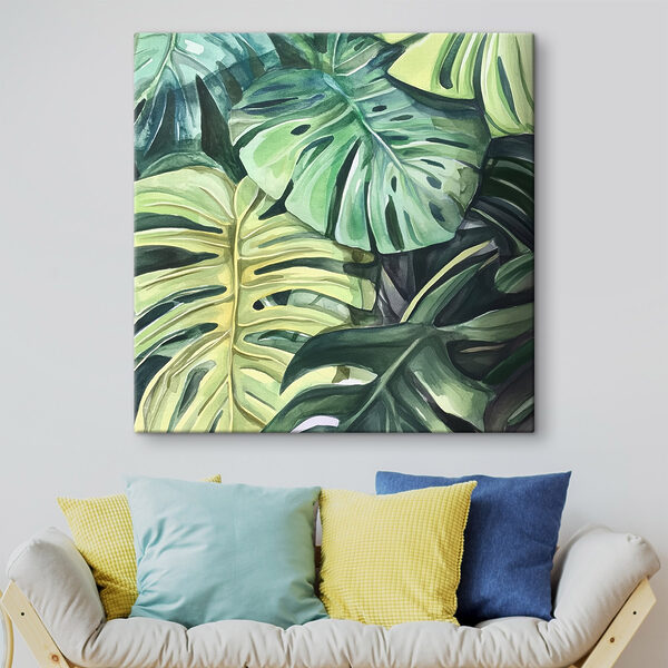 Lush foliage in vibrant hues