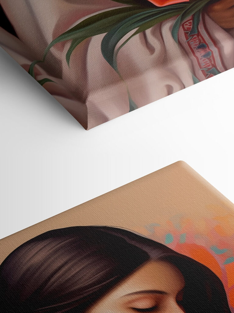 Woman holding flowers Woman holding flowers