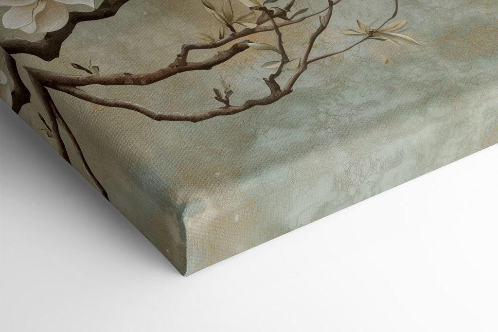 White flowers on a branch White flowers on a branch