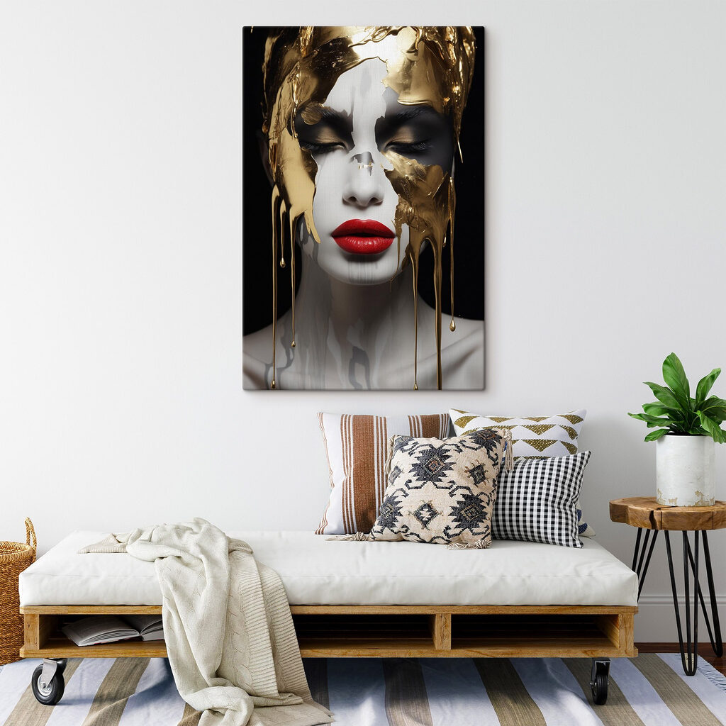 Artistic expression with dramatic elegance