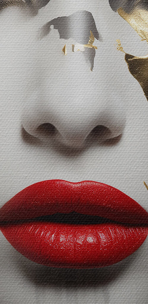 Artistic expression with dramatic elegance