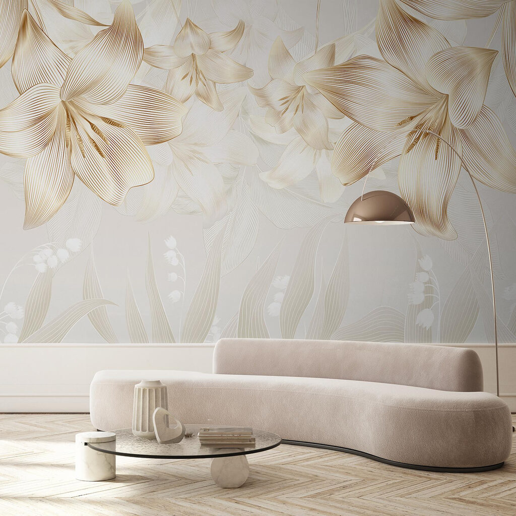 Delicate blooms in soft hues