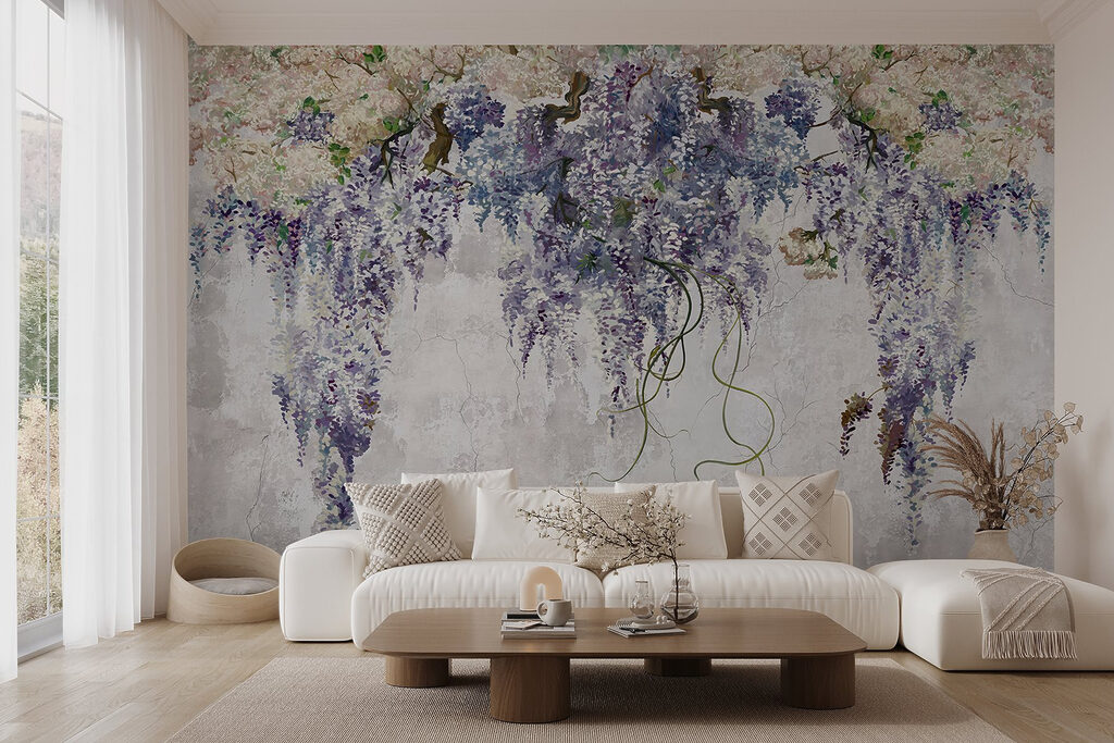 Painting of a wisteria