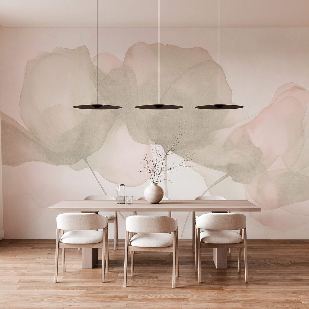 Delicate petals in soft hues