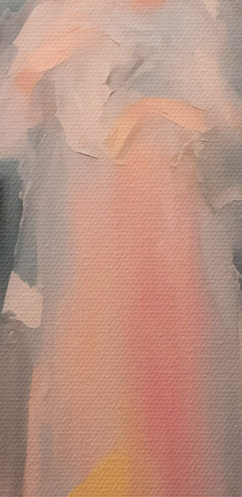 Painting of angels with wings