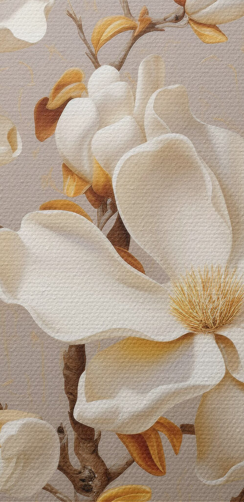 White flowers on a branch