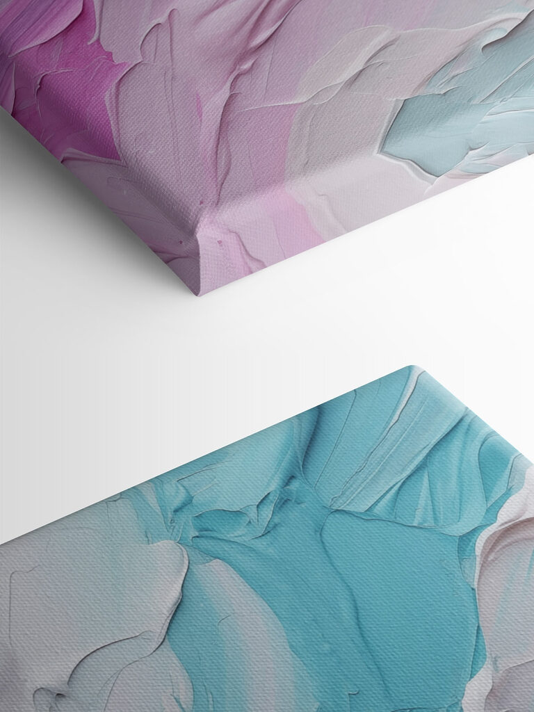 Soft hues blend in gentle waves Soft hues blend in gentle waves