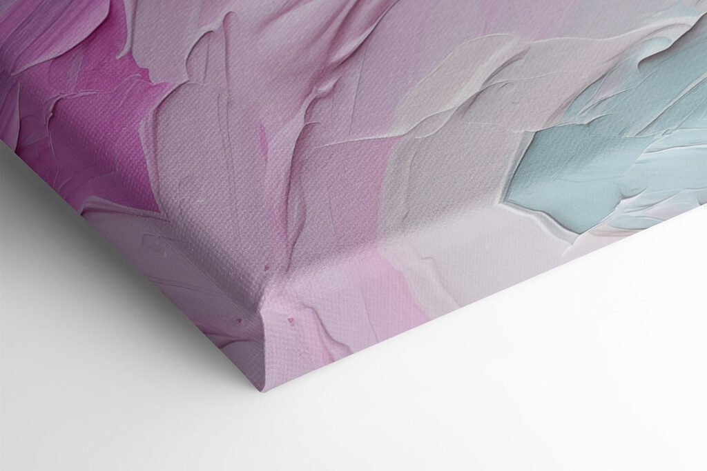 Soft hues blend in gentle waves Soft hues blend in gentle waves