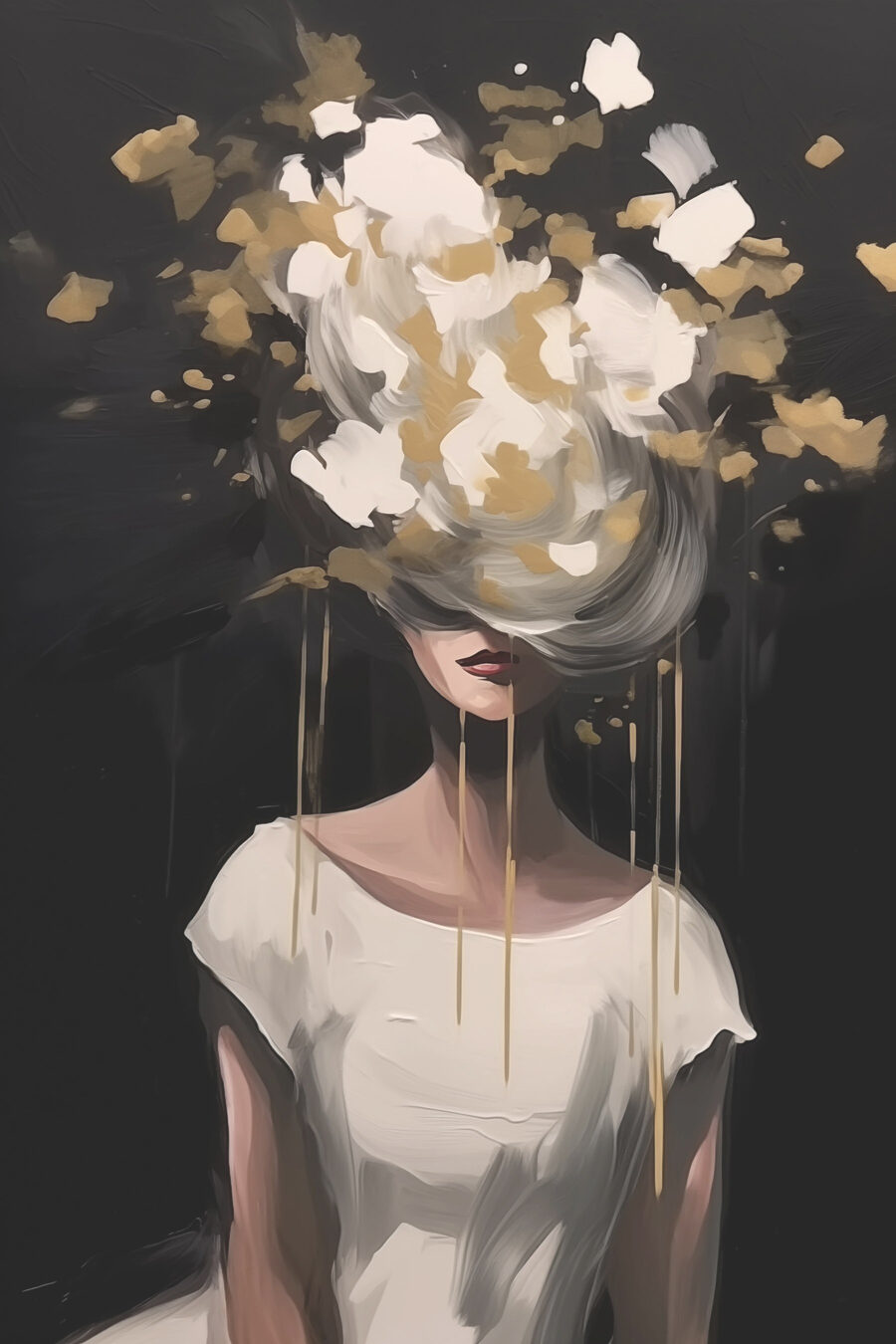 Surrealistyczne piękno w płynnej abstrakcji Surrealistyczne piękno w płynnej abstrakcji