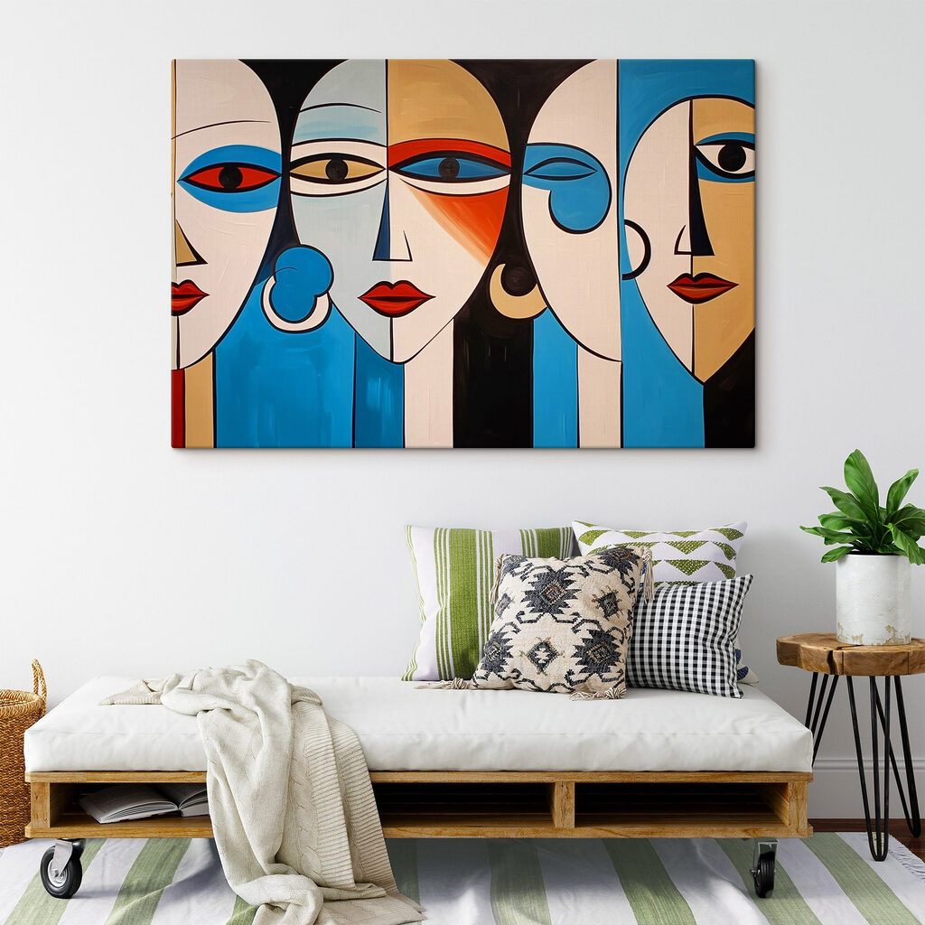 Painting of a group of people