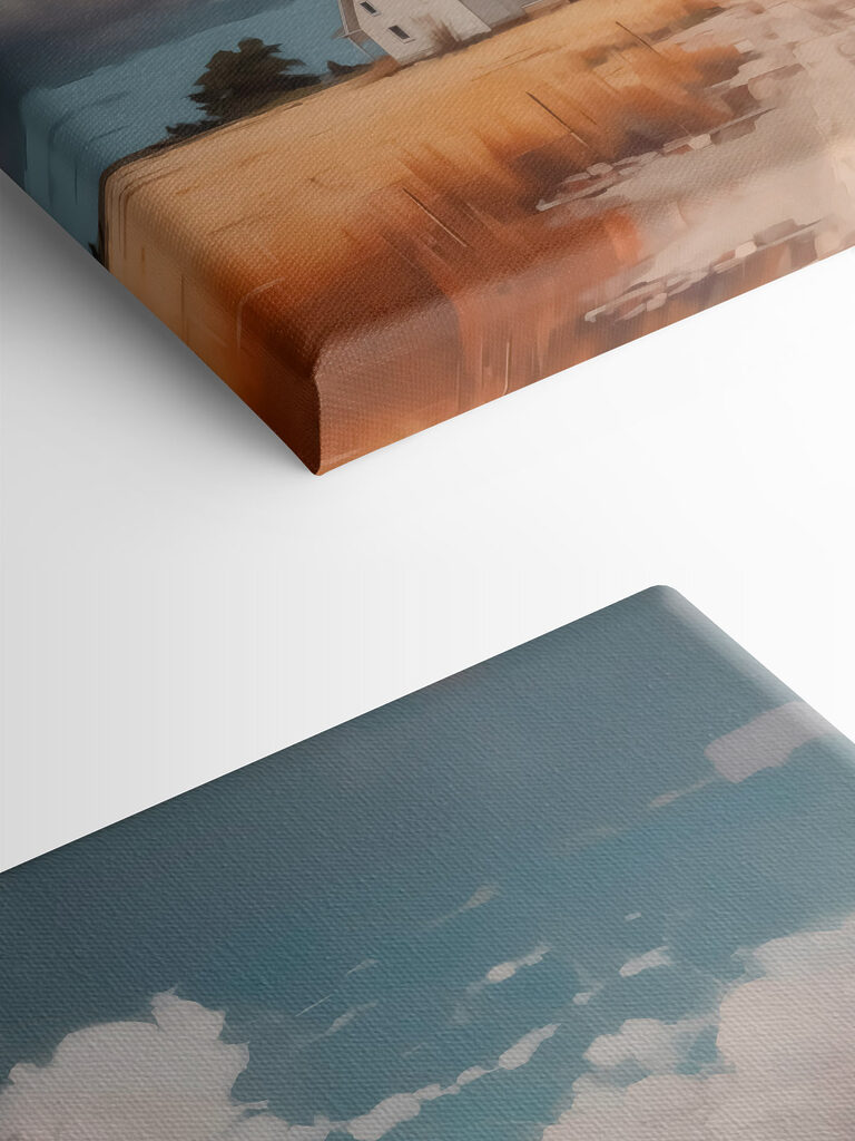 House in a field House in a field