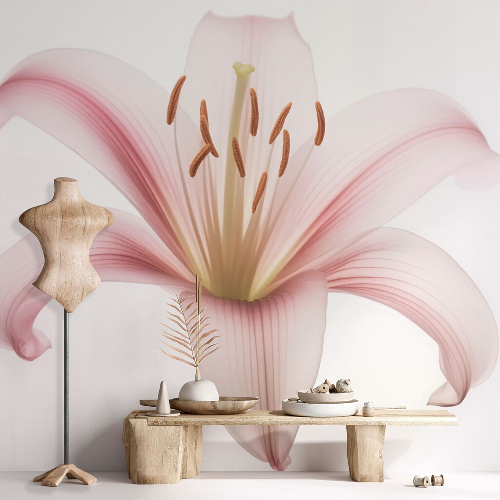 Delicate petals, soft and serene