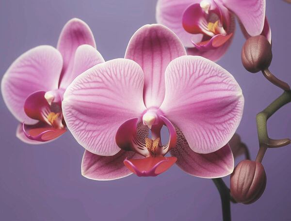Delikatne orchidee w łagodnych odcieniach Delikatne orchidee w łagodnych odcieniach