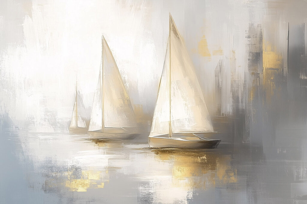 Group of sailboats in the water