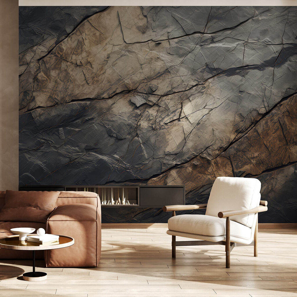 Textured earth tones and intricate patterns