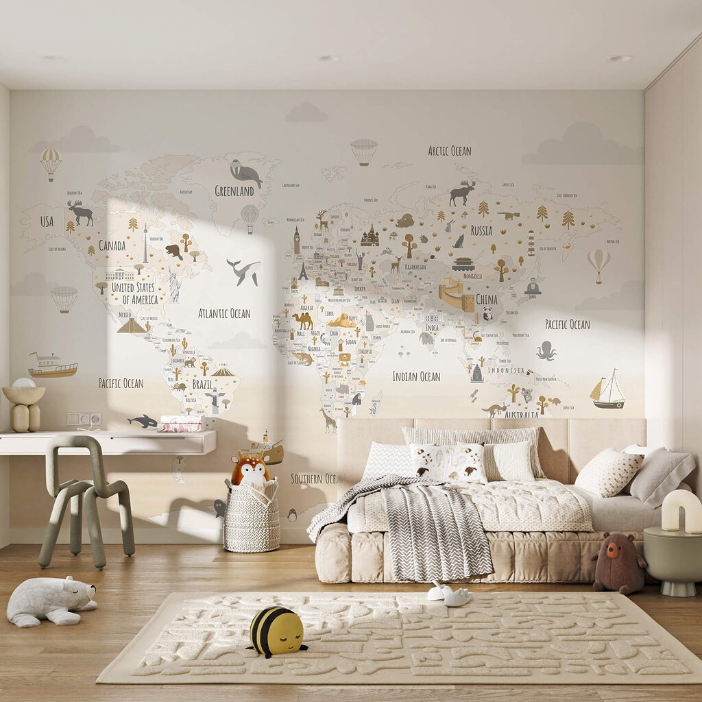 Map of the world Map of the world