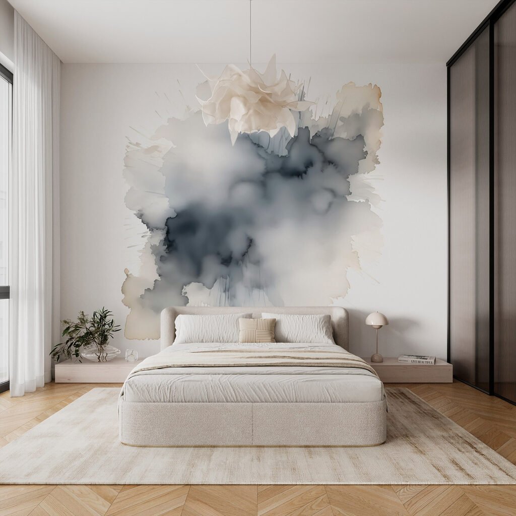 Black and white cloud