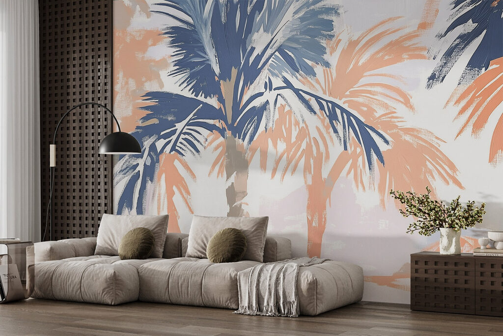 Painting of palm trees