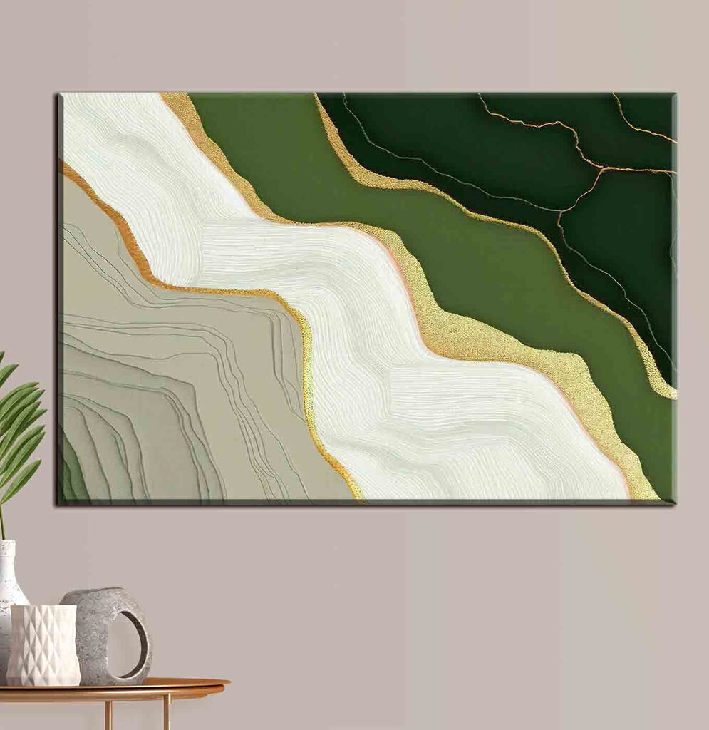 Fluid patterns in earthy tones