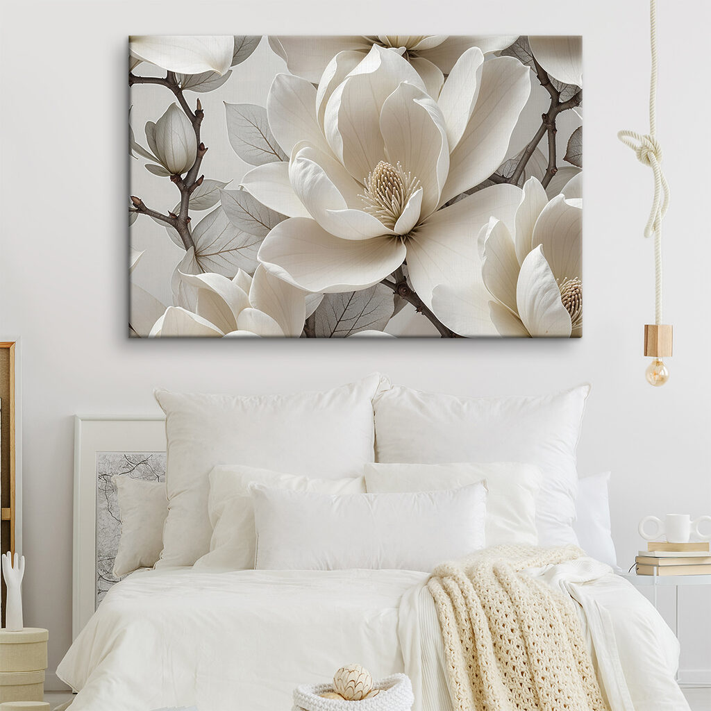 Delicate blooms in soft hues