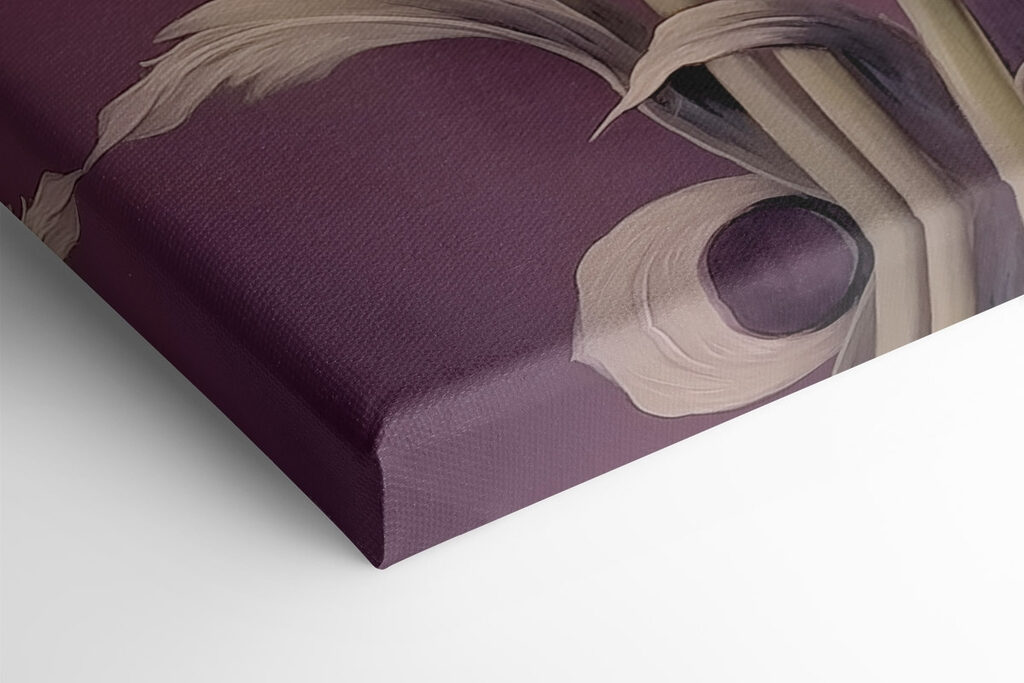 Painting of pink tulips