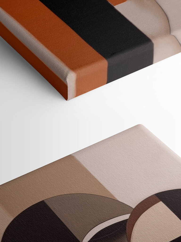 Group of people's faces painted on a wall