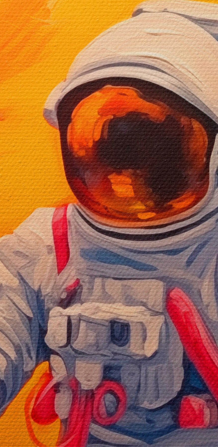 Astronauta trzymający balon