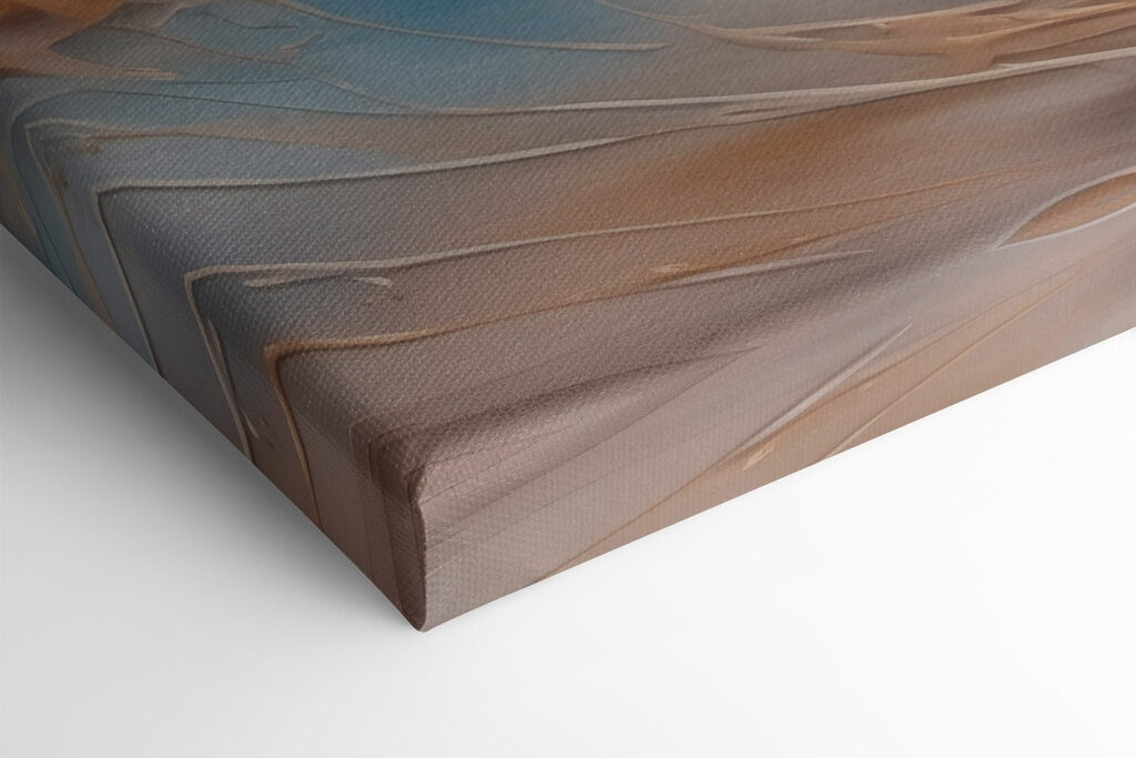 Sunset over a tranquil ocean wave