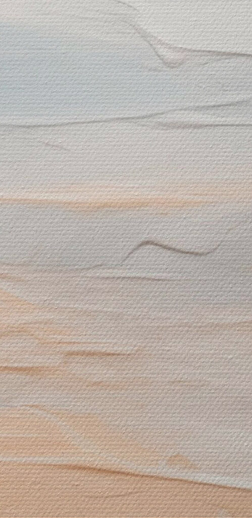 White and blue sky with clouds