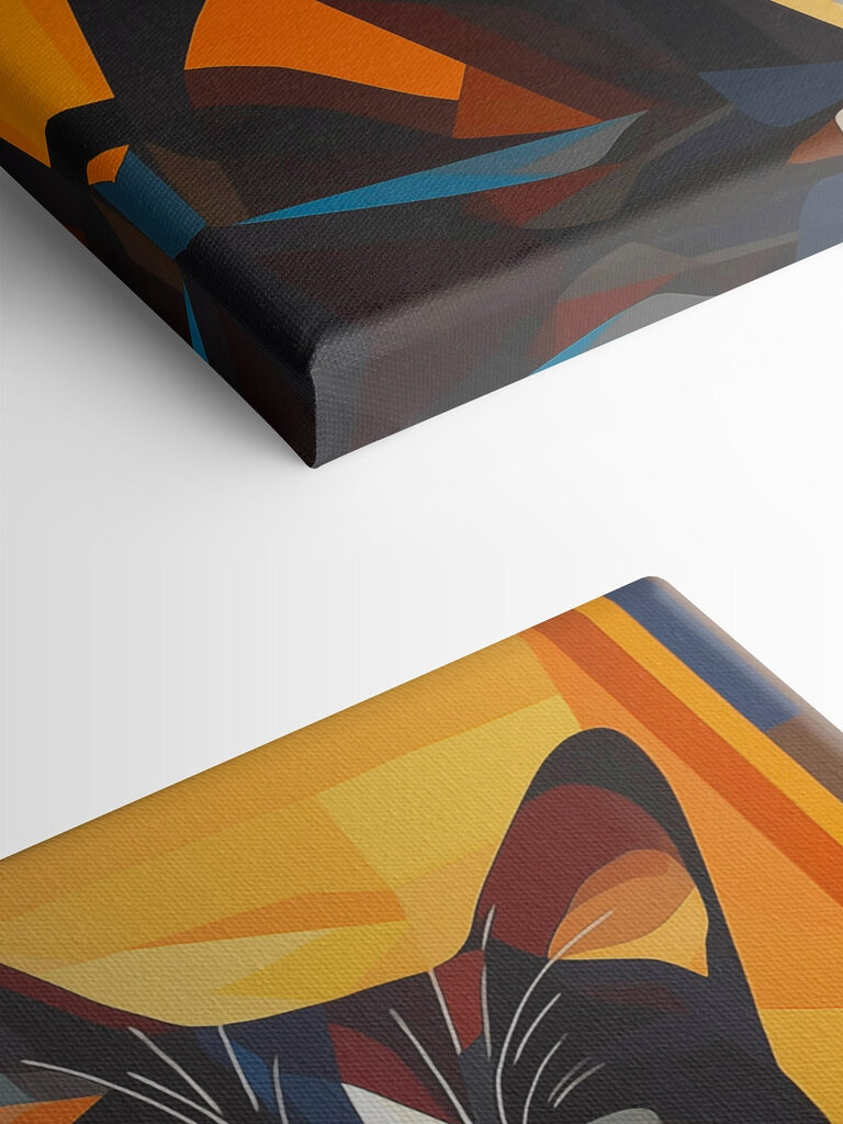 Cat with yellow eyes