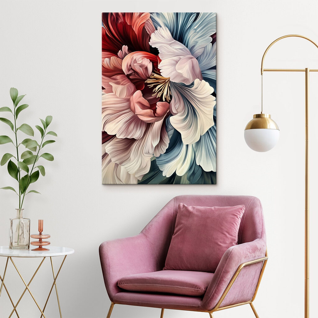 Vibrant blooms in harmonious embrace