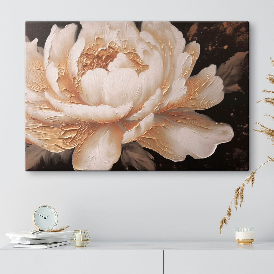 Canvas prints Delicate petals in soft colors Canvas prints Delicate petals in soft colors