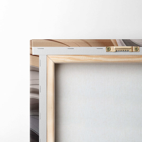 Soft curves in muted tones