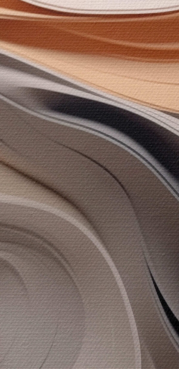 Soft curves in muted tones