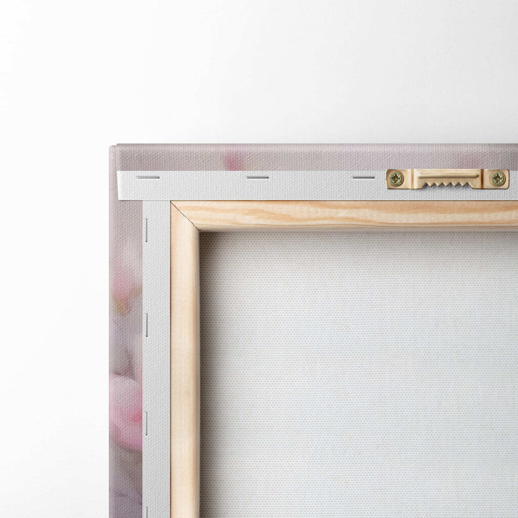 Painting of pink flowers