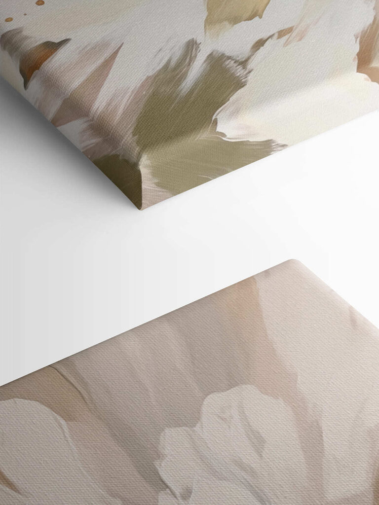 Delicate hues of soft white petals