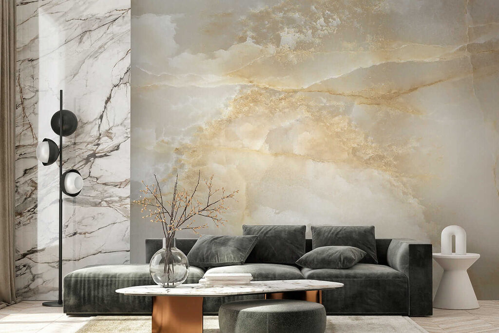 Soft hues blend in natural patterns