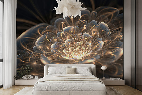 Mesmerizing floral abstract design