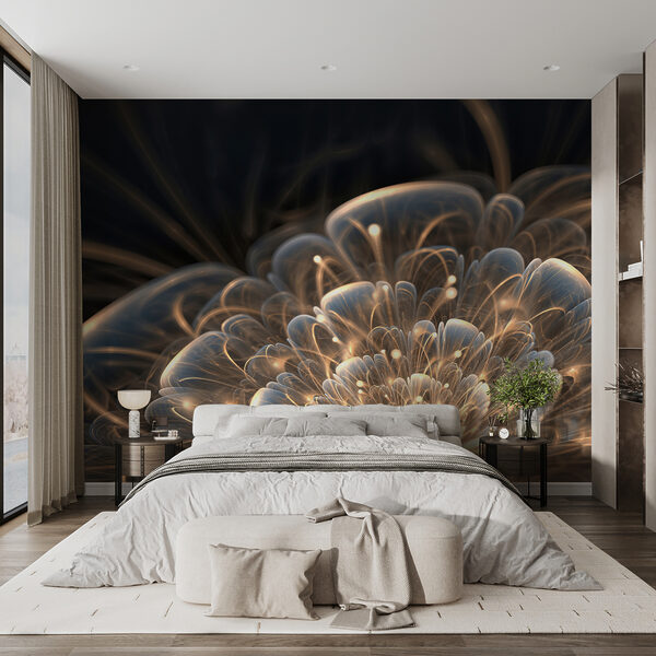 Mesmerizing floral abstract design