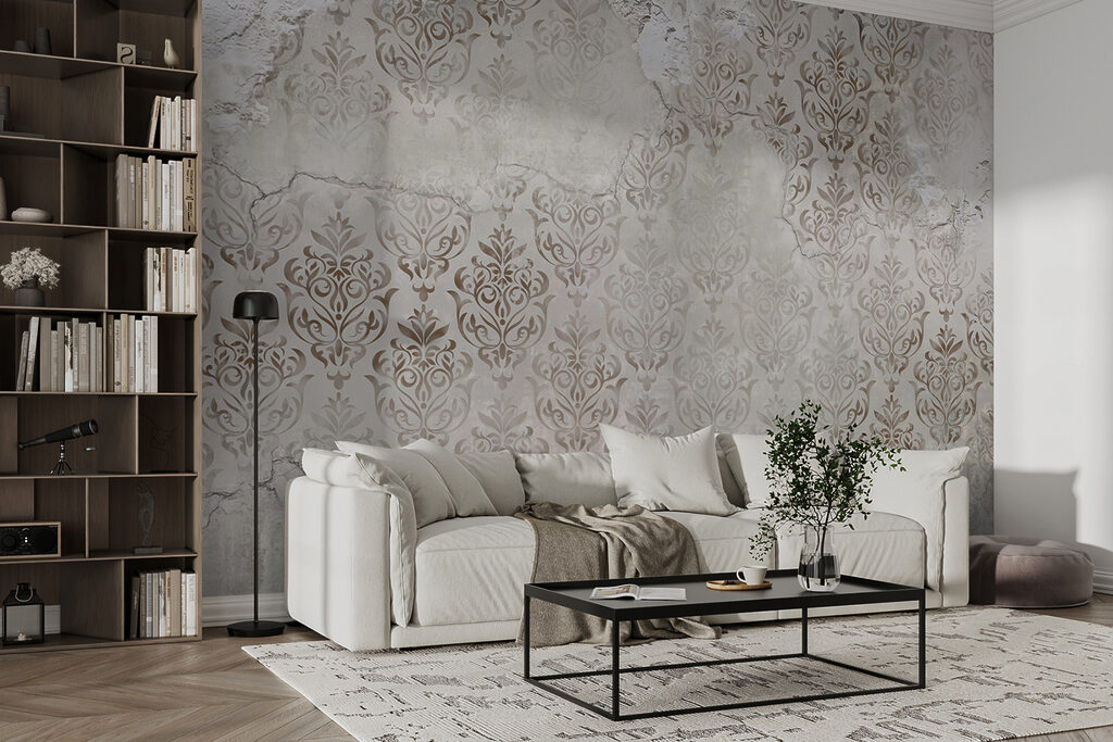 Wall with a pattern