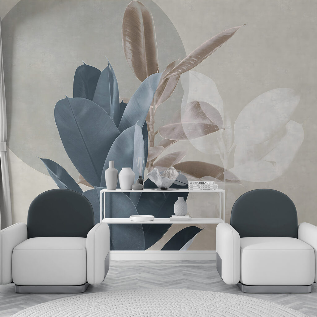 Elegant foliage against a muted backdrop