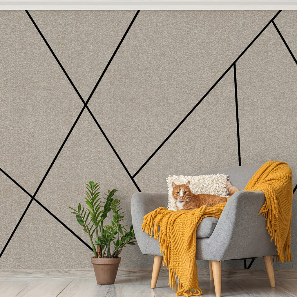 Geometric patterns on textured background