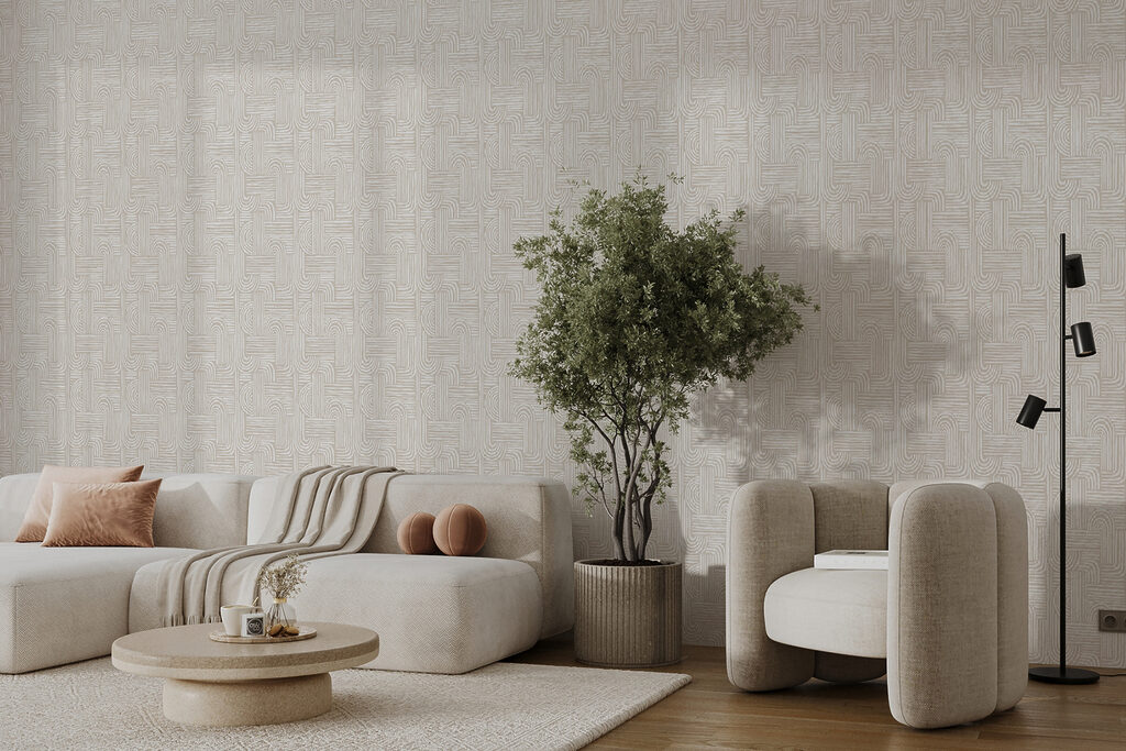 White and red pattern