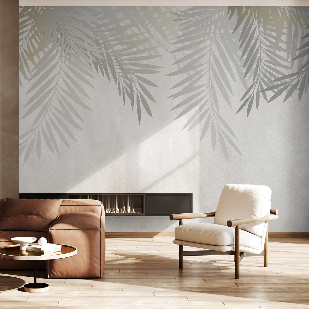 Delicate leaves on a soft background