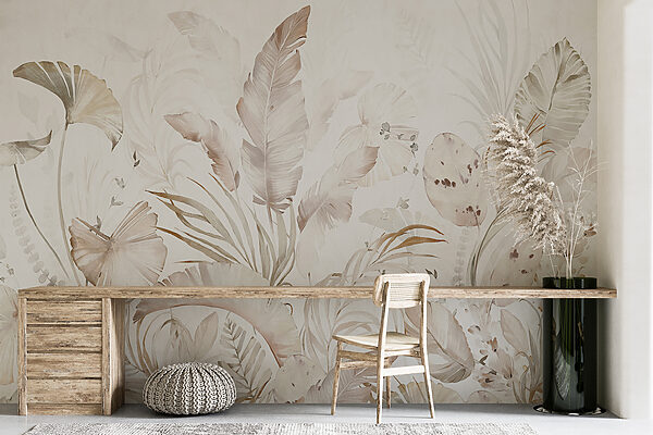 Eleganckie elementy botaniczne w delikatnych odcieniach. Eleganckie elementy botaniczne w delikatnych odcieniach.