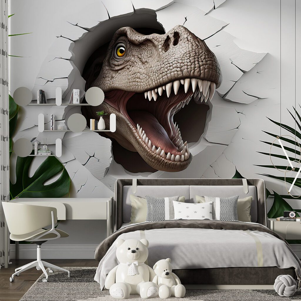 Głowa dinozaura wychodząca z dziury w ścianie u94772pir3ms 1024x1024 - Głowa dinozaura wychodząca z dziury w ścianie