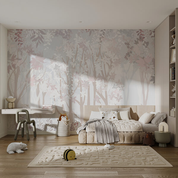 White and pink floral pattern White and pink floral pattern